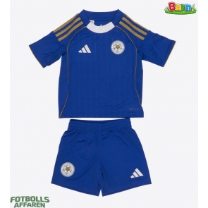 Leicester City Hemmaställ Barn 2025-26 Kortärmad (+ Korta byxor)